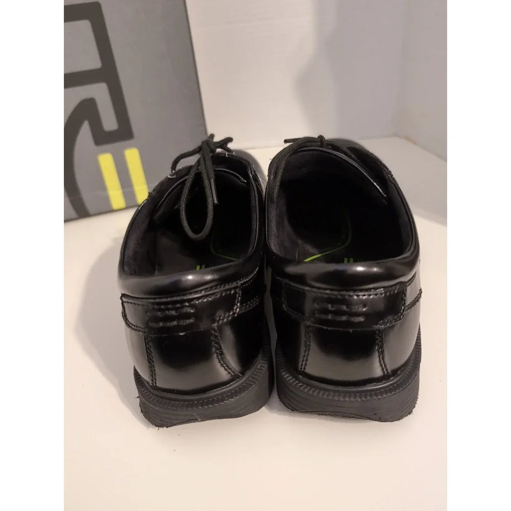 Nunn‎ Bush Baker Street Mens Black Leather Shoes Size 10.5W Comfort Gel